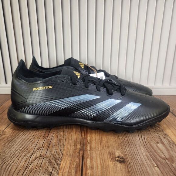 Adidas Predator League Turf Mens Sz 13 Black Athletic Soccer Cleats Boots IF6377 - Picture 1 of 11